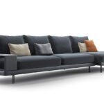 Modernes Oliver 5 Designer-Sofa von Alpa Salotti in elegantem Design.