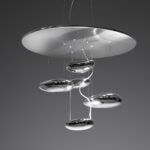 Artemide Mercury 2 Hängeleuchte mit einzigartigem Quecksilber-Effekt für moderne Raumbeleuchtung.