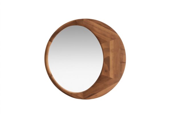 Handgefertigter Wandspiegel mit kunstvollem Rahmen im Artisan-Stil für stilvolle Wohnräume.