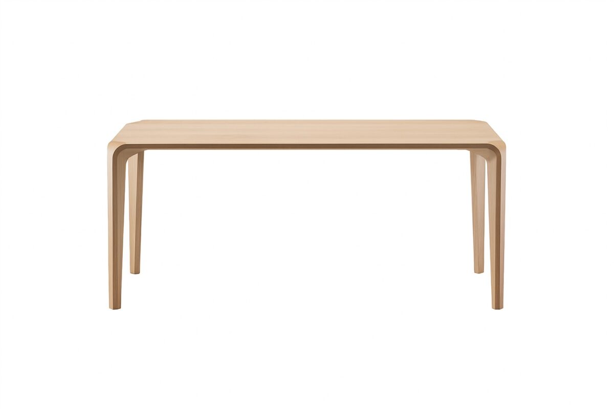 Eleganter handgefertigter Flow Tisch aus der Artisan Kollektion mit organischem Design.