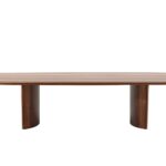 Handgefertigter Designertisch mit monumentaler Ausstrahlung und kunstvoller Verarbeitung.