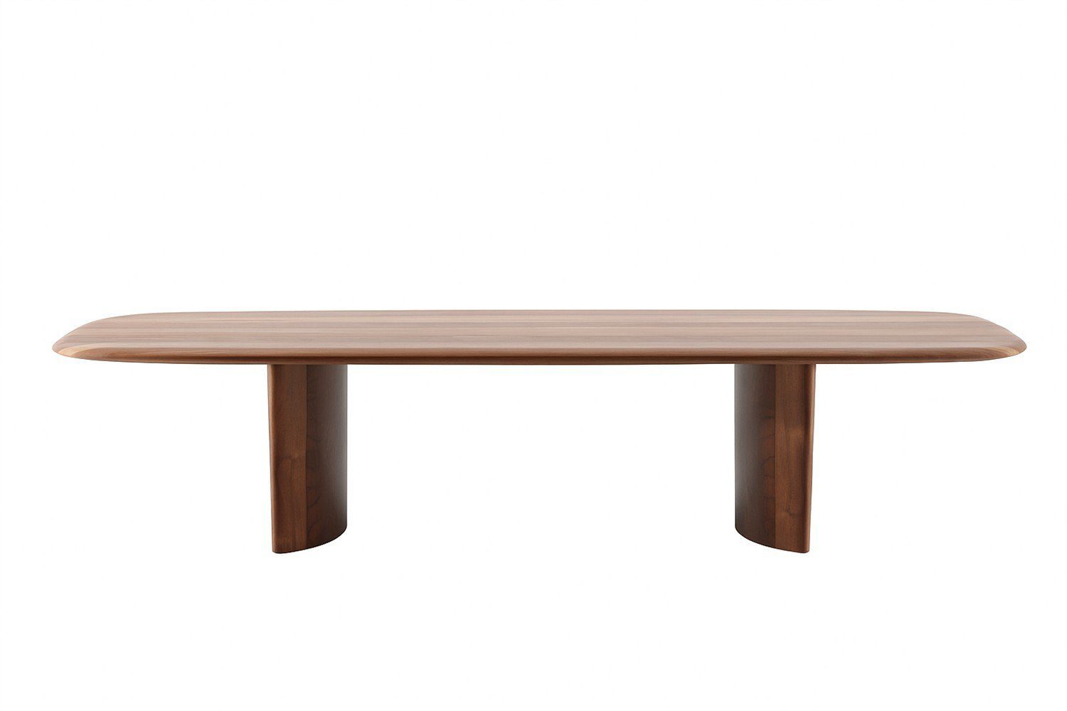 Handgefertigter Designertisch mit monumentaler Ausstrahlung und kunstvoller Verarbeitung.