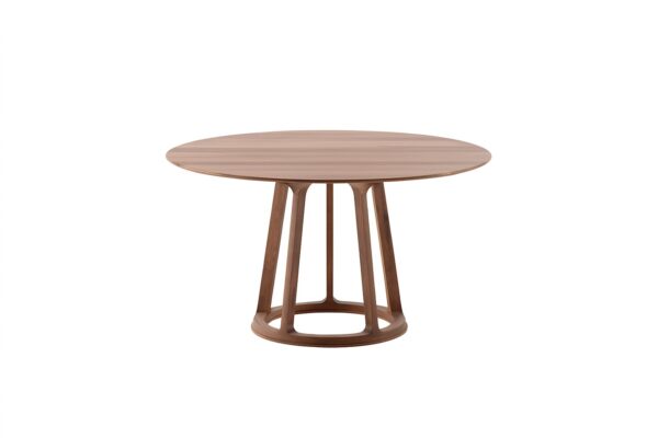 Moderner Artisan Pivot Esstisch aus Holz mit elegantem Design für stilvolle Wohnräume.