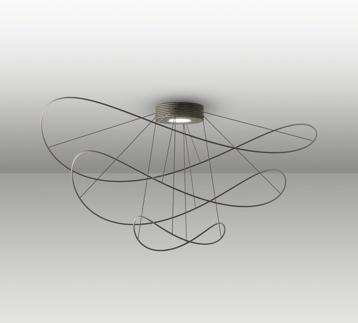 Moderne Hoops Pendelleuchten von Axolight in elegantem Design.