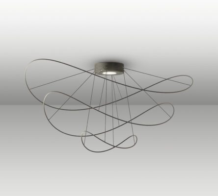 Moderne Hoops Pendelleuchten von Axolight in elegantem Design.