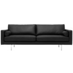 Modernes 6-Sitzer Sofa Bensen Lite mit minimalistischem Design in hellem Grau.