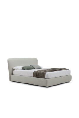 Elegantes Bolzan Karol Bett mit gepolstertem Kopfteil in modernem Design für stilvolle Schlafzimmer.