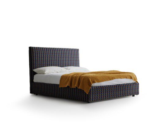 Elegantes Polsterbett Noa von Bolzan mit modernem italienischem Design und hochwertiger Verarbeitung.