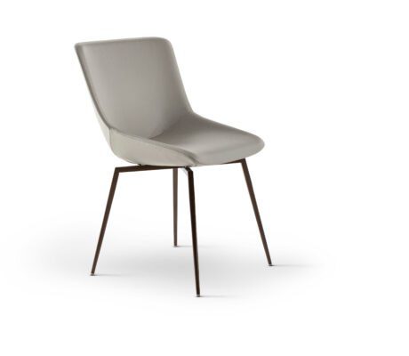 Moderner Bonaldo Artika Designerstuhl mit eleganter Rückenlehne und hochwertiger Polsterung.