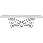 Moderner Cattelan Italia Gordon Esstisch mit eleganter Keramikplatte und minimalistischem Design.