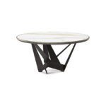 Moderner runder Esstisch Skorpio von Cattelan Italia mit elegantem Design.