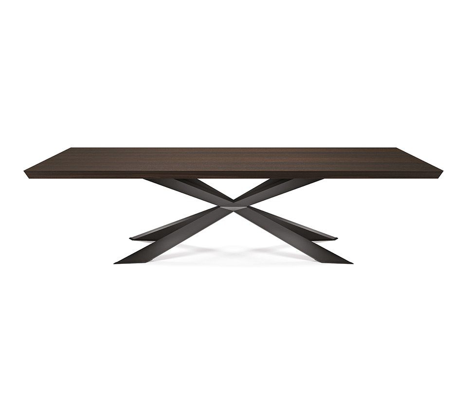 Moderner Spyder Wood Esstisch aus Holz von Cattelan Italia mit elegantem Design.