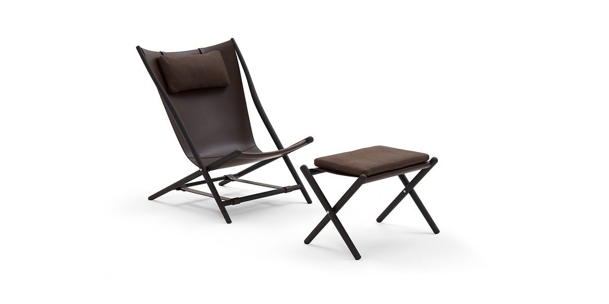 Eleganter DAntan Sessel von De Padova mit zeitlosem Design und hochwertiger Verarbeitung.