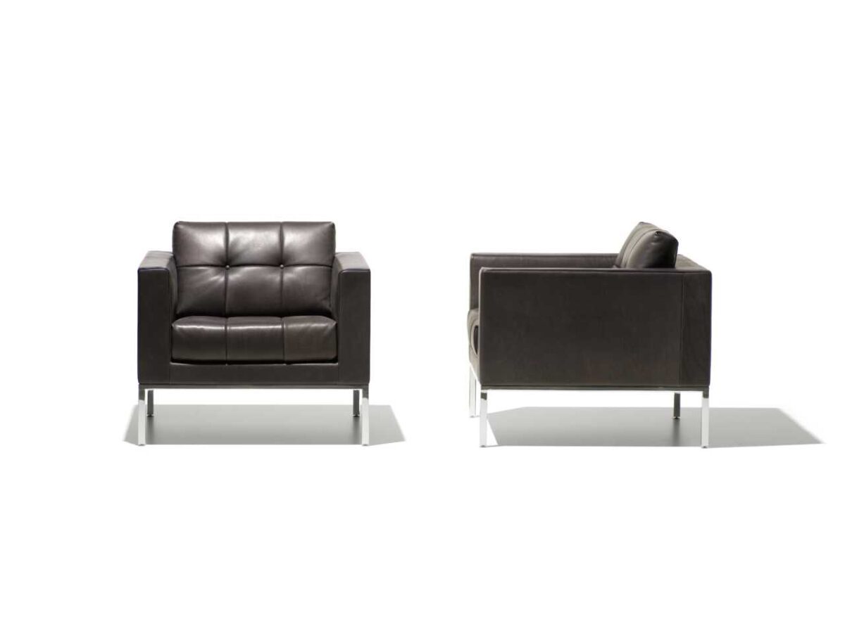 De Sede DS-159 Sofa in luxuriösem Leder, entworfen vom Schweizer Design Team.