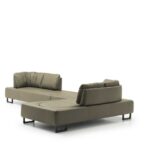 Modernes De Sede DS-165 Sofa, entworfen von Hugo de Ruiter, mit flexiblem Motion Design.