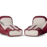 De Sede DS-2878 Boxing Hocker in elegantem Lederdesign aus Schweizer Manufaktur.
