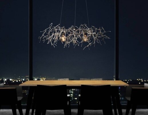 Designer-Pendelleuchte Little People 3 von Kenneth Cobonpue mit kunstvollem Geflechtdesign.