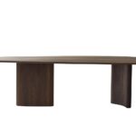 Moderner DK3 Tangent Esstisch aus Holz mit minimalistischem skandinavischen Design