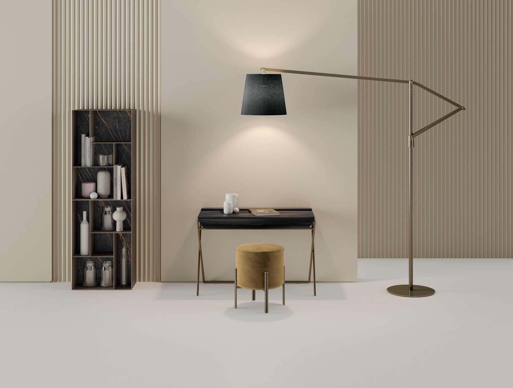 Moderner Bontempi Casa Matisse 2 Schreibtisch in elegantem Design für stilvolles Homeoffice.