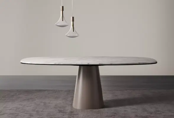 Eleganter Owen Esstisch von Meridiani mit modernem Design und hochwertiger Verarbeitung.