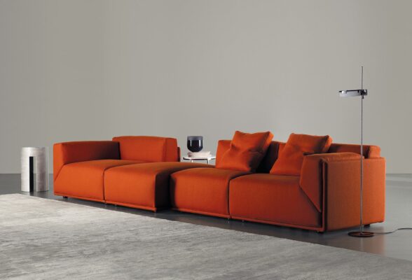 Elegantes Bacon Sofa von Meridiani mit modernem Design und hochwertiger Verarbeitung