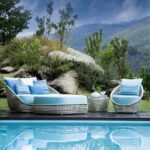Elegantes Kenneth Cobonpue Oasis 3-Sitzer Sofa mit geflochtenem Design für modernes Wohnen.