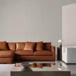 Elegantes Meridiani Belmon Designer-Sofa in modernem Design für stilvolle Wohnräume.