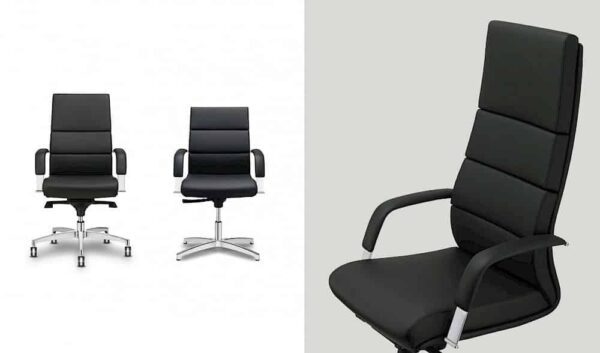 Ergonomischer Bürodrehstuhl Body 2 von Sitland mit flexibler Rückenlehne für gesundes Sitzen.