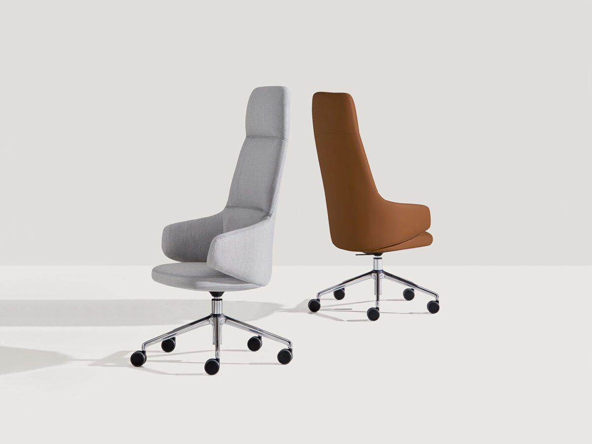 Ergonomischer Bürostuhl Binar 2 mit moderner Polsterung für komfortables Arbeiten im Büro.