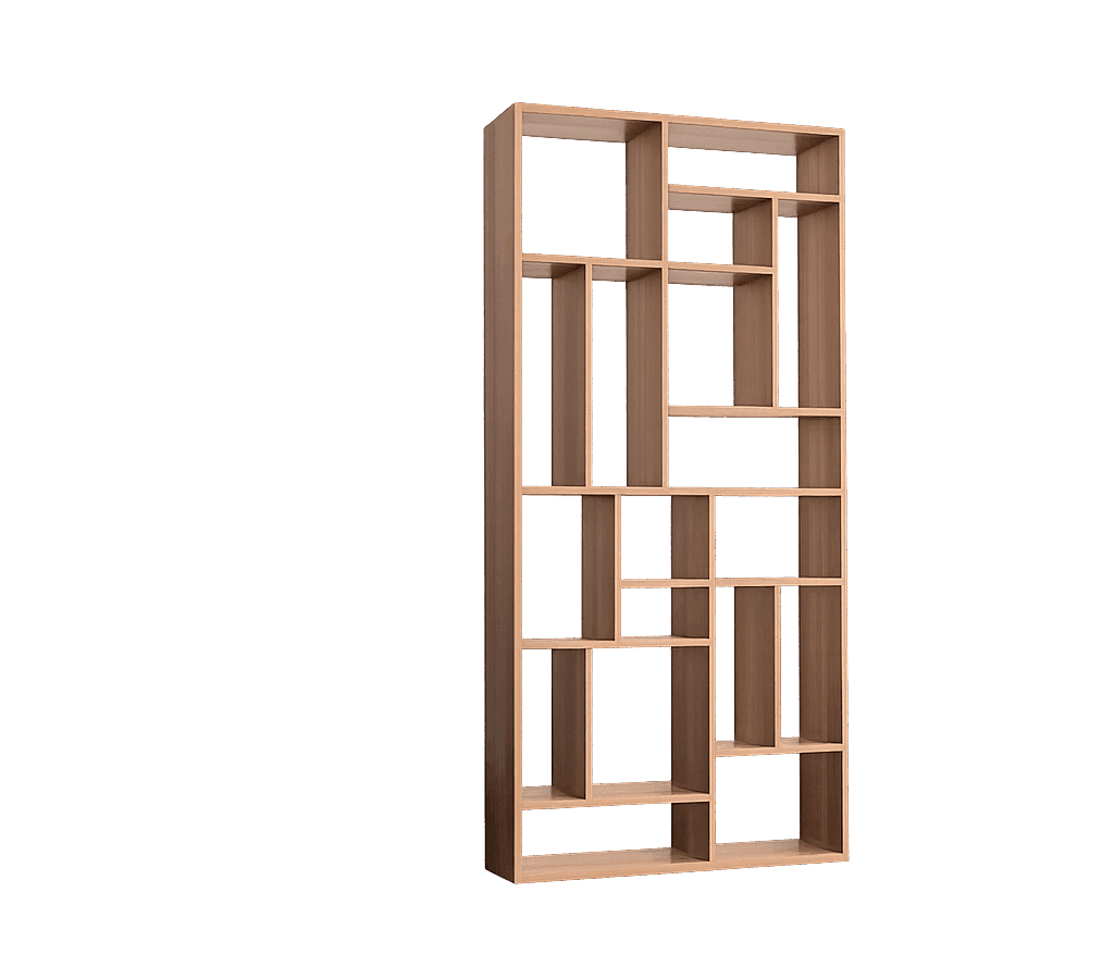 Ethnicraft Massivholzregal M aus Eiche - minimalistisches Designmöbel für moderne Wohnräume