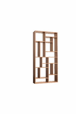 Ethnicraft Massivholzregal M aus Eiche - minimalistisches Designmöbel für moderne Wohnräume