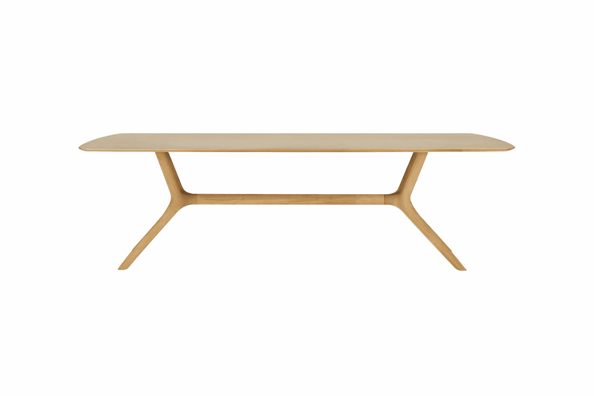 Ethnicraft Tisch X aus Massivholz - eleganter Esstisch für modernes Esszimmer-Design.
