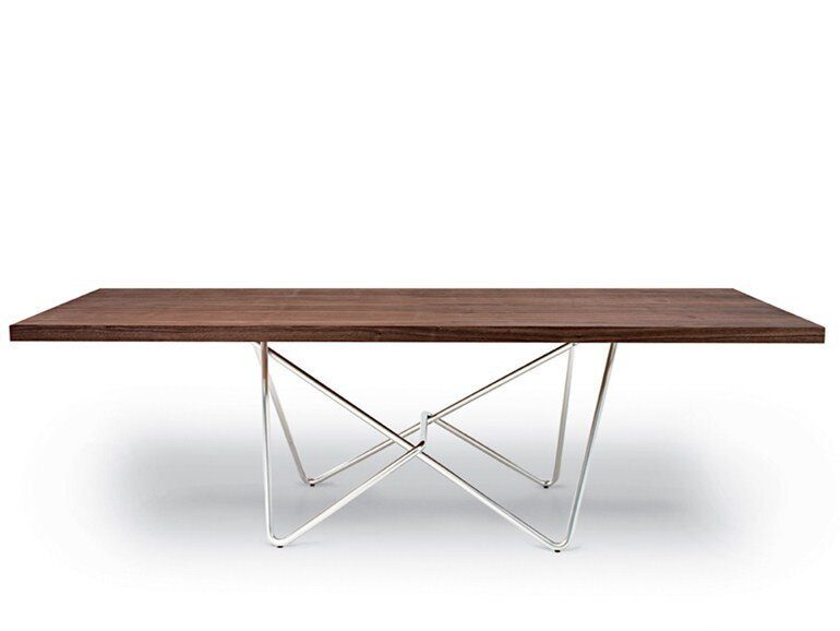 Exklusiver Piano Designertisch von Riva 1920 aus massivem Holz mit eleganter Tischplatte.