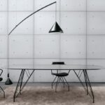 Ausziehbarer Designtisch Extendo T11 mit flexibler Tischplatte für modernes Wohnen.