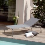 Fischer Möbel Taku Liege - Hochwertige Outdoor-Liege für Garten und Terrasse