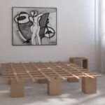 Modulares Tojo Bett-System mit flexiblen Elementen für individuell anpassbare Schlafzimmerlösungen.