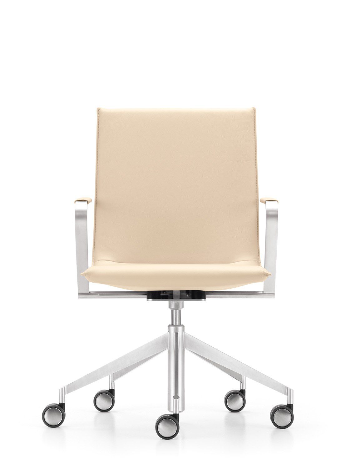 Ergonomischer Bürodrehstuhl Jack von Girsberger mit verstellbarer Rückenlehne und Armlehnen für optimalen Sitzkomfort.