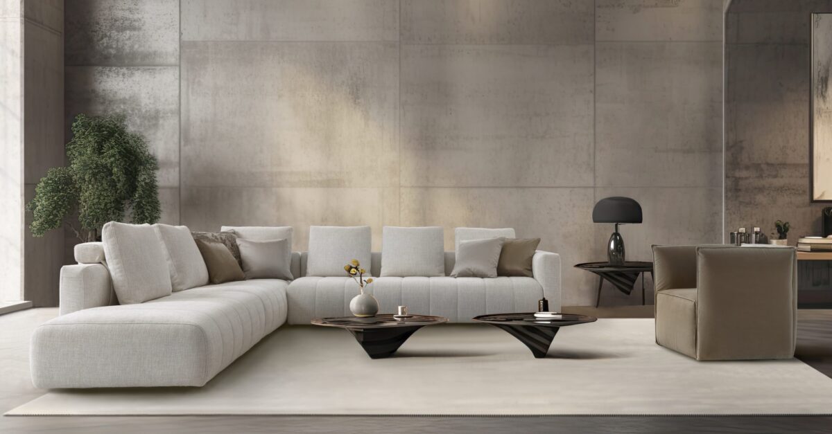 Elegantes Achille Sofa von Gyform mit modernem Design und hochwertiger Verarbeitung.
