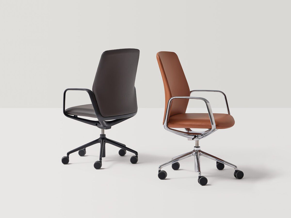 Moderner Exa Bürodrehstuhl von Inclass - ergonomischer Schreibtischstuhl für komfortables Arbeiten.