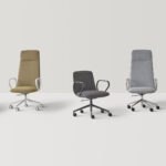 Ergonomischer Bürodrehstuhl Kori von Inclass mit modernem Design und hohem Sitzkomfort.