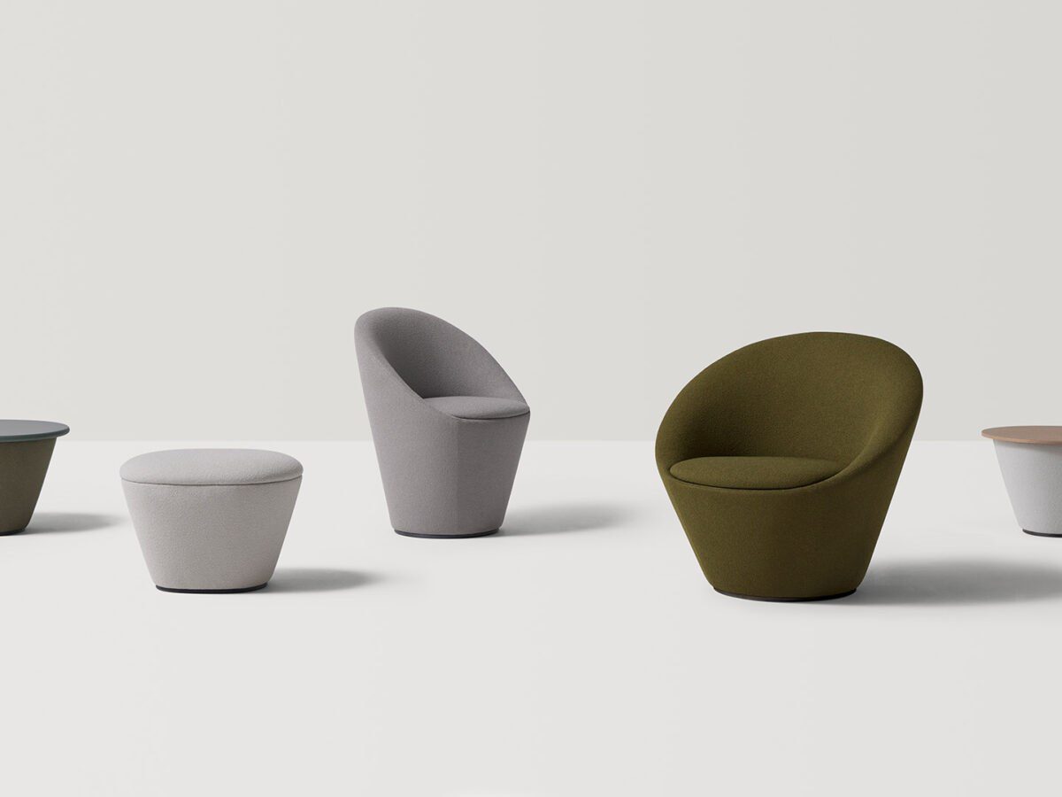 Moderner Wabao Loungesessel von Inclass mit elegantem Design für stilvolle Wohnräume.