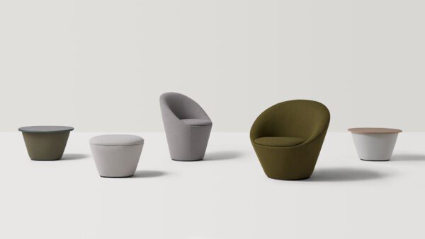 Moderner Wabao Loungesessel von Inclass mit elegantem Design für stilvolle Wohnräume.