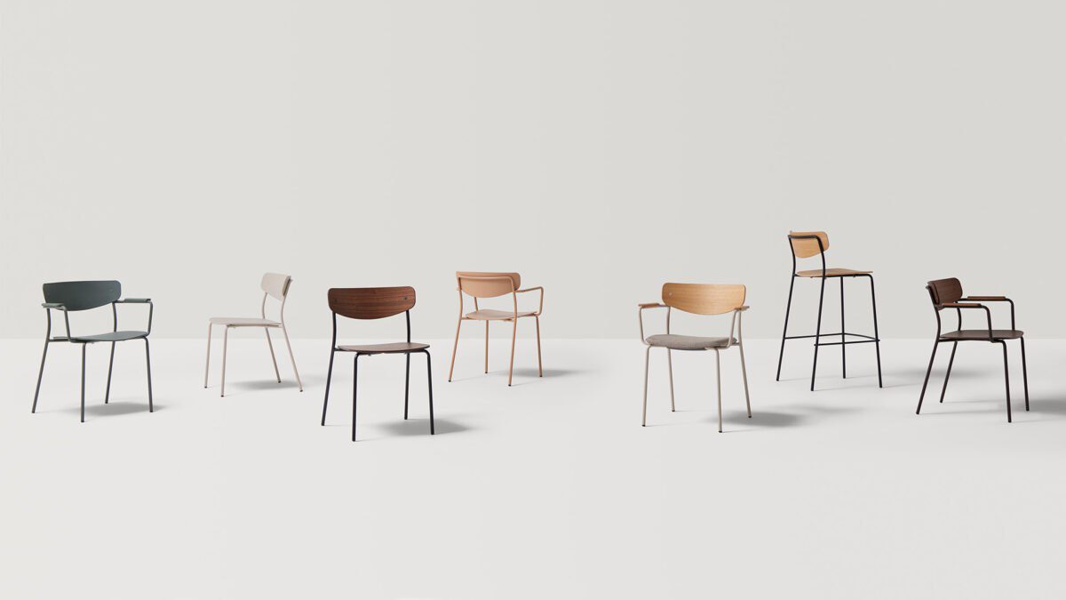 Moderner Lea Stuhl von Inclass mit elegantem Design