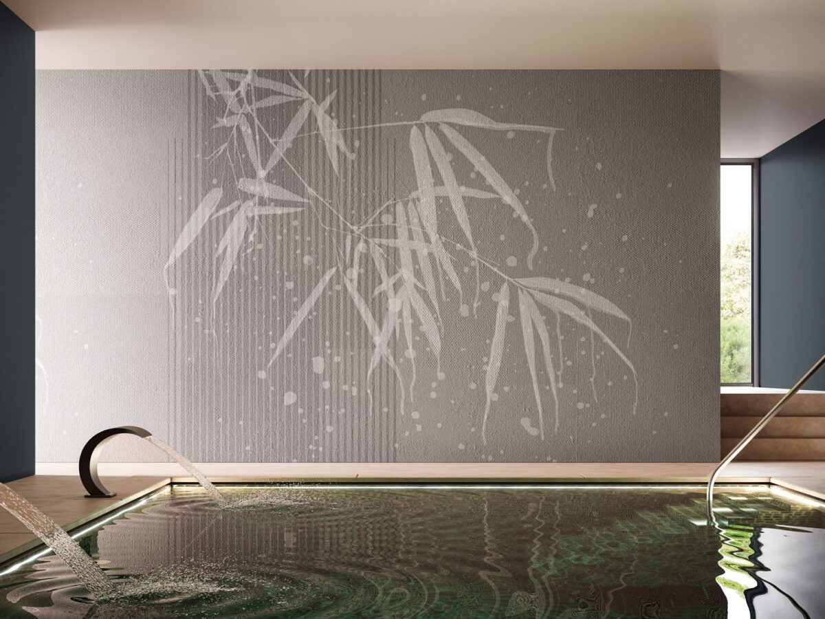 Moderne Designer-Tapete Nina mit künstlerischem Muster von Instabilelab für stilvolle Wandgestaltung.