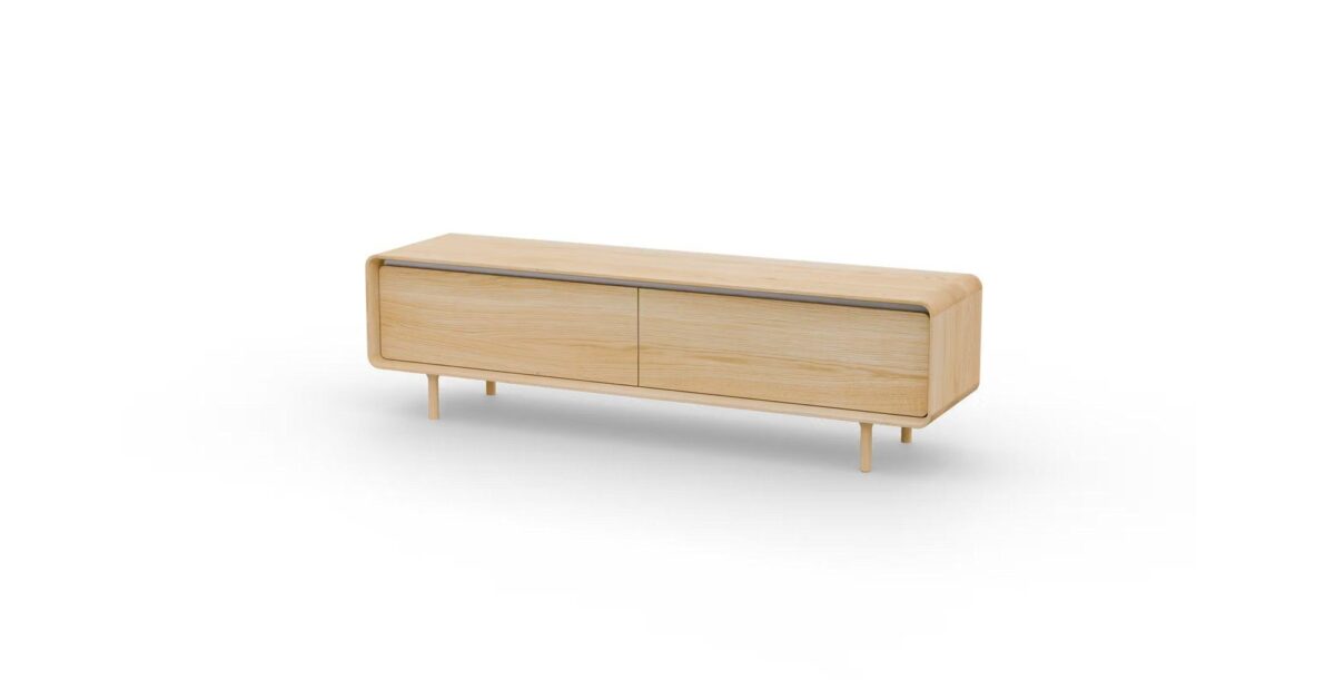 Modernes Sideboard Olia 7 in elegantem Design mit praktischen Schubladen und Türen von Javorina.