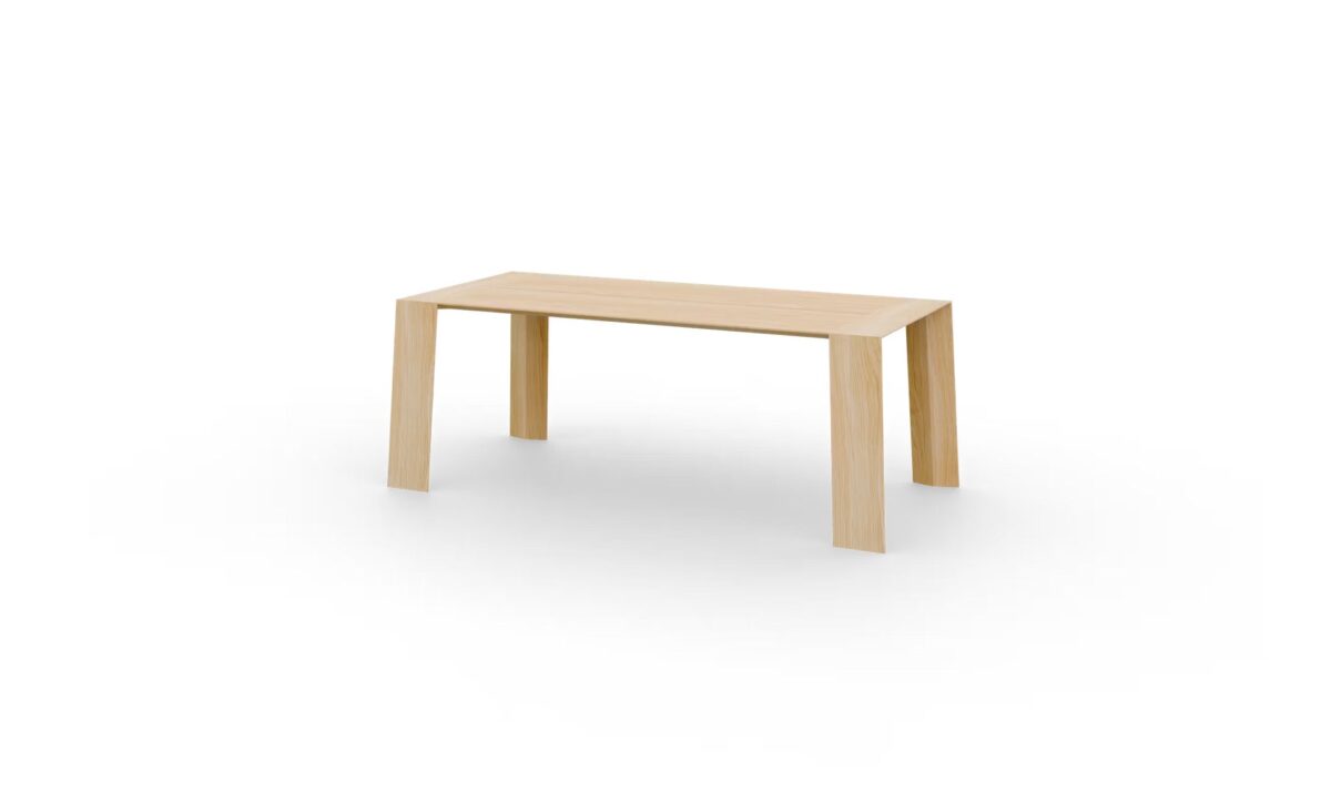 Moderner Esstisch Javorina Pure mit minimalistischem Design aus hochwertigem Holz.