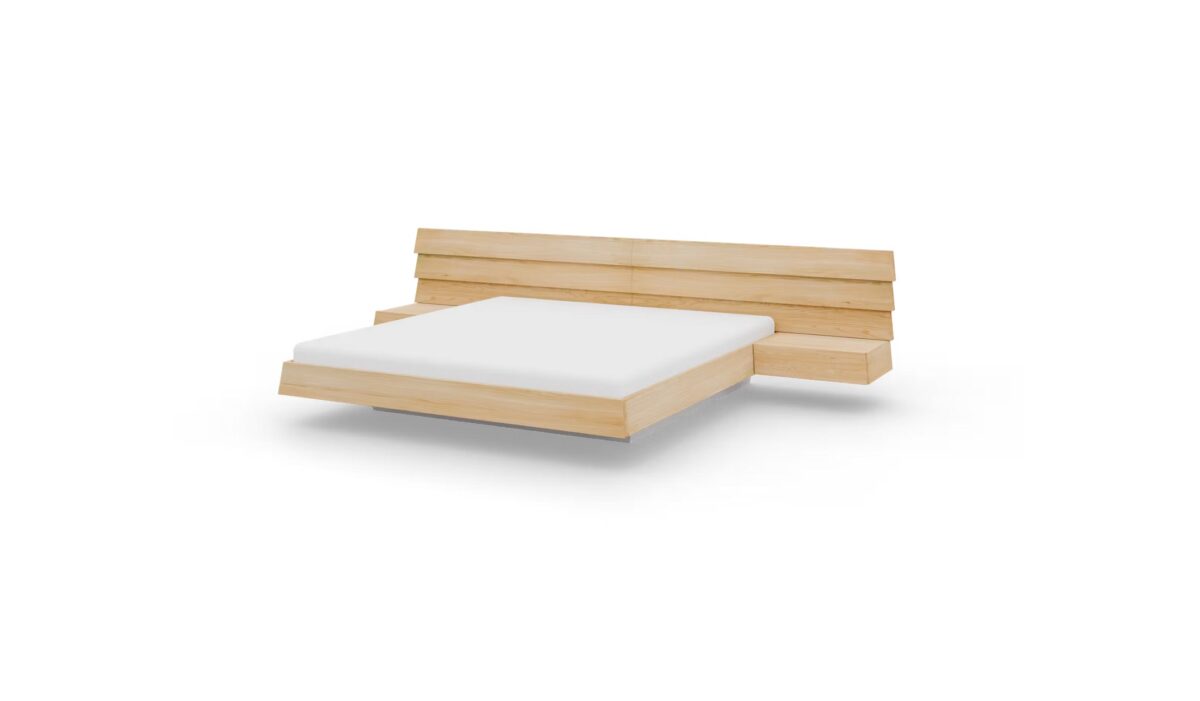 Modernes Tatran Holzbett von Javorini für stilvolles Schlafzimmer-Design