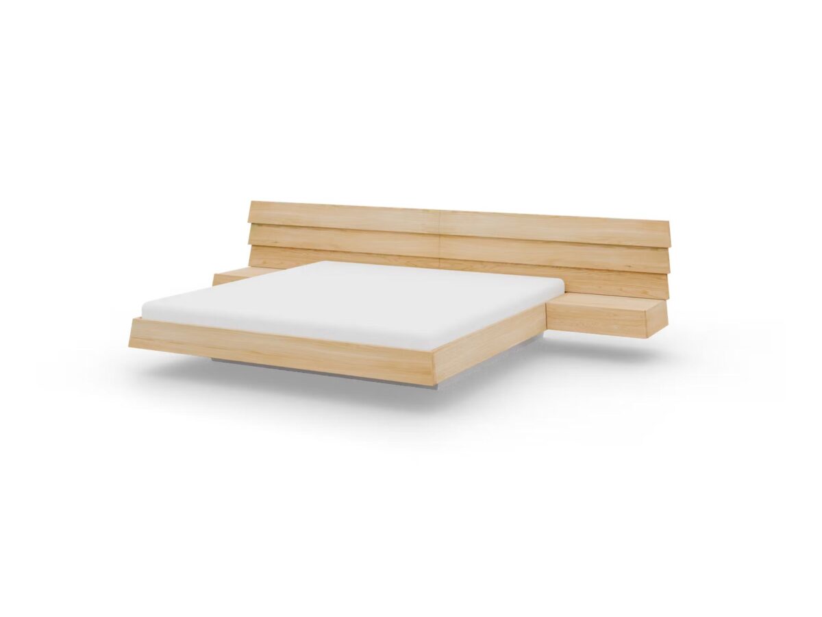 Modernes Tatran Holzbett von Javorini für stilvolles Schlafzimmer-Design