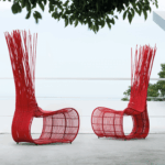 Joda Design-Stuhl aus natürlichen Materialien von Kenneth Cobonpue.