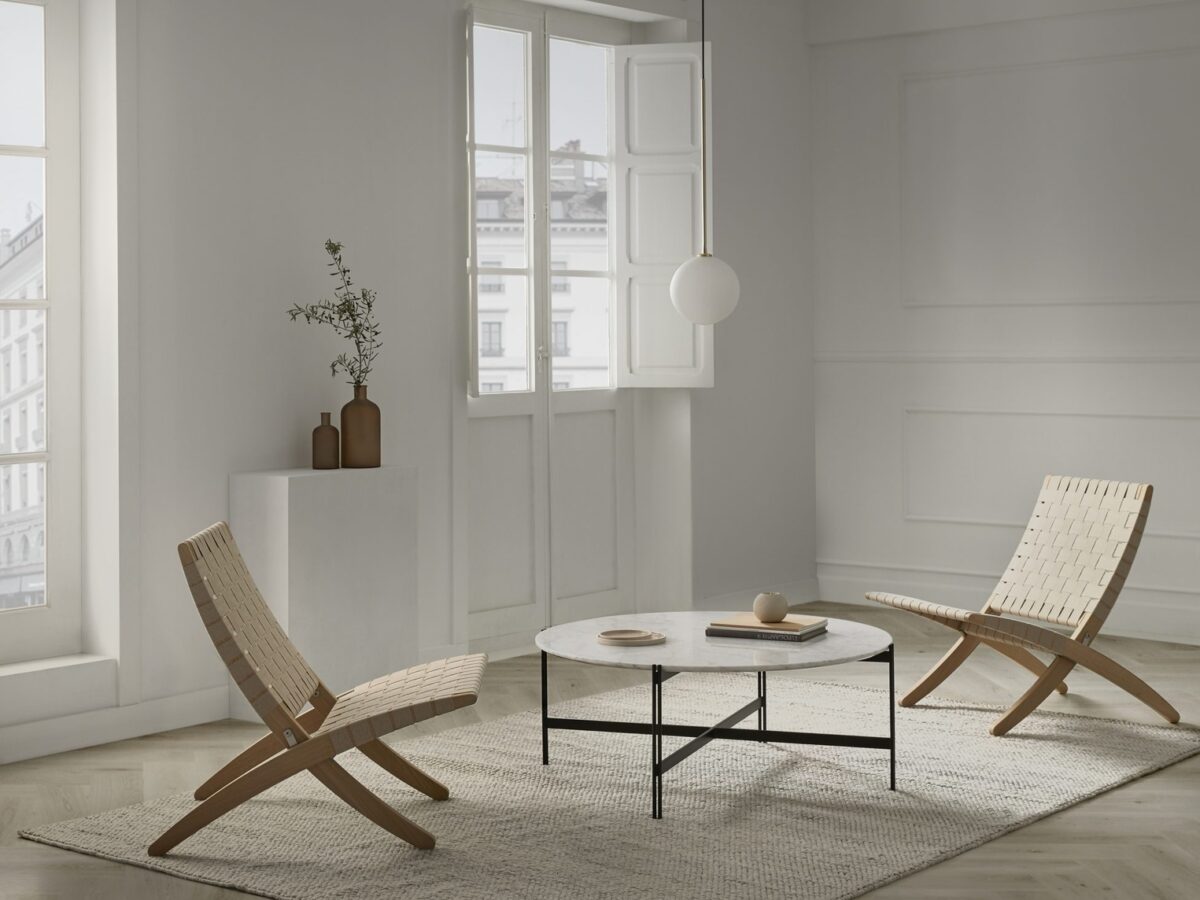Moderner Kendo Duo Couchtisch mit zwei Ebenen für stilvolles Wohnzimmer-Design.